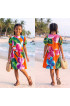 Hand Painted Rayon Kids Dress Hand Painted Rayon Kids Dress